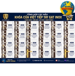 Khóa Cửa Việt Tiệp Tay Gạt Inox Chính Hãng Giá Tốt, Bền Đẹp