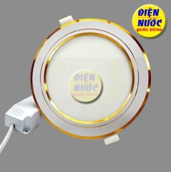 Đèn led âm trần Nanoco viền vàng 9W NSD096G110/094G110/093G110