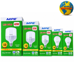 Đèn LED Bulb MPE đèn LED tiết kiệm điện