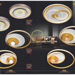 Đèn led mâm nổi ốp trần hiện đại áp trần NM2002A