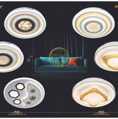 Đèn mâm tròn trang trí trần hiện đại LED áp trần NC2311
