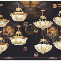 Đèn thả đơn bằng đồng trang trí NB055