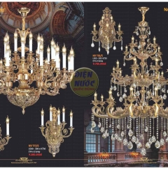 Đèn chùm Atimon cao cấp NC026/18+12+6