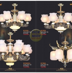 Đèn chùm châu âu cao cấp hợp kim Atimon 6 tay NC1120/6