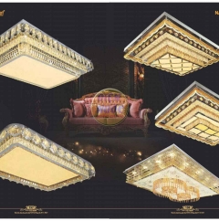 Đèn mâm ốp trần vuông nổi LED NC038