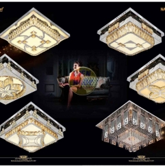 Đèn mâm led ốp trần vuông LED áp trần NC062