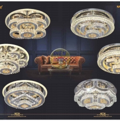 Mẫu đèn ốp trần ban công tròn LED áp trần NC3101