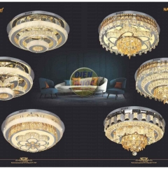 Đèn mâm ốp trần giá rẻ đẹp tròn LED áp trần NC837