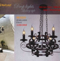 Đèn thả kiểu trang trí quán Cà Phê NB020/6