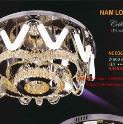 Đèn mâm tròn LED áp trần NC036 LED