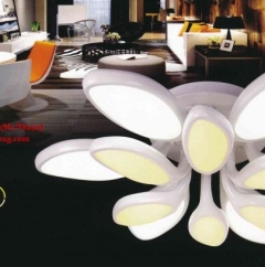 Đèn mâm tròn LED áp trần NC060/6+6 LED
