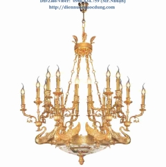 Đèn chùm nến đồng cao cấp NC14111/18+6 (NC14111/24)