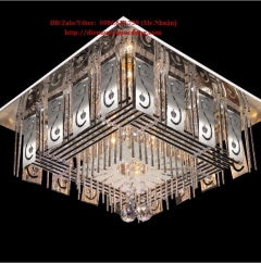 Mẫu đèn led ốp trần đẹp vuông LED áp trần NC1897