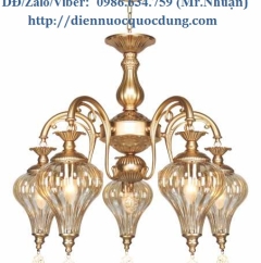 Đèn chùm xi đồng cổ điển NC2179/5