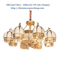 Đèn chùm nến đồng cao cấp NC2211/8