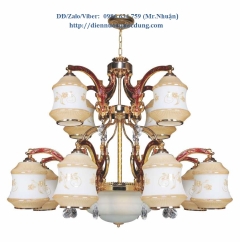  Đèn chùm xi đồng cổ điển NC6194/12