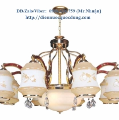  Đèn chùm xi đồng cổ điển NC6194/8