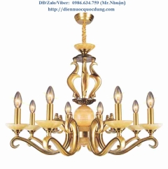 Đèn chùm nến đồng cao cấp  NC741/8