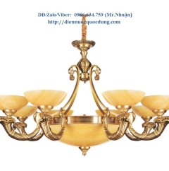 Đèn chùm nến đồng cao cấp NC742/8