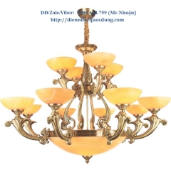 Đèn chùm nến đồng cao cấp NC745/12