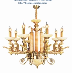 Đèn chùm nến đồng cao cấp NC749/8