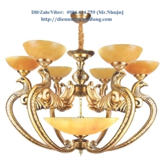 Đèn chùm nến đồng cao cấpNC752/6