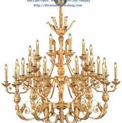 Đèn chùm nến đồng cao cấp NC753/39