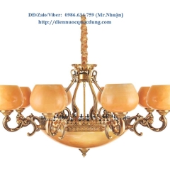 Đèn chùm nến đồng cao cấp  NC758/8