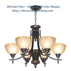  Đèn chùm xi đồng cổ điển NC8041/6A