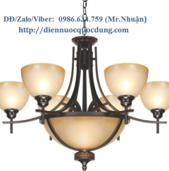  Đèn chùm xi đồng cổ điển NC8041/6B