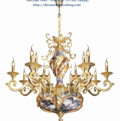 Đèn chùm nến đồng cao cấp NC8160/8+4