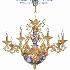 Đèn chùm nến đồng cao cấp NC8160/8