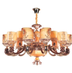 Đèn chùm nến đá tự nhiên   NC88002/12+6 LED 