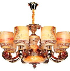  Đèn chùm nến đá tự nhiên  NC88002/8 LED  