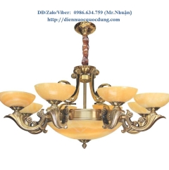 Đèn chùm nến đồng cao cấp NC88018/8