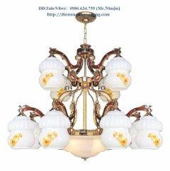  Đèn chùm xi đồng cổ điển NC9315/12