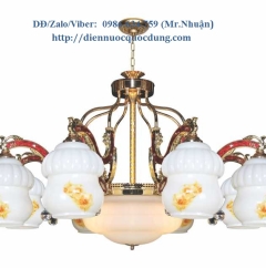  Đèn chùm xi đồng cổ điển NC9315/8