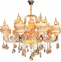 Đèn chùm nến đá tự nhiên   NC9921/10+5 LED 