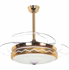 Đèn chùm quạt NQ8063 36W LED - MP3 Bluetooth 
