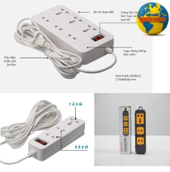 Sự An Toàn Tuyệt Đối: Ổ Cắm Kéo Dài Rạng Đông Chính Hãng – Bán Lẻ Tại Điện Nước Quốc Dũng