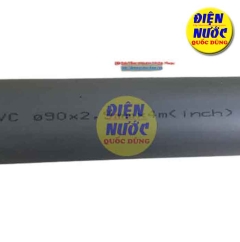 Bảng giá ống nhựa Bình Minh phi 90 x 2.6mm 