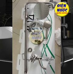 Sen cây tắm lạnh Inox 304 tròn giá rẽ loại tốt