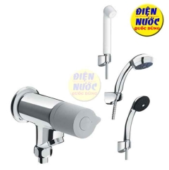 Vòi sen lạnh Inax BFV-10-2C tay sen xi mạ & REVIEW SẢN PHẨM
