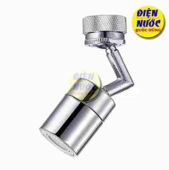 Đầu nối tăng áp xoay 720 độ thiết kế thông minh lắp vòi nước chậu rửa bát chén lavabo và vòi 1080 độ