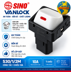 Công tắc 1 chiều S18 - Sino Vanlock