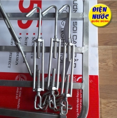 [SIÊU CHẮC] Bộ Tăng Đơ + Dây Xích Cho Baga Chở Hàng Xe Máy | Tăng Đơ Baga Loại To 500g Cực Bền