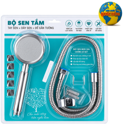 Bộ tay sen tắm tăng áp Inox 304 và các mẫu tay sen tắm khác
