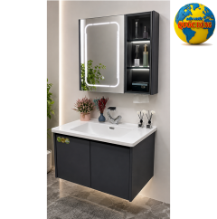 Bộ tủ lavabo kết hợp gương phòng tắm hiện đại, tiện nghi