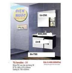 Bộ tủ Lavabo treo tường cao cấp TpHCM