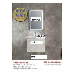 Bộ tủ lavabo nhà tắm cao cấp, tủ chậu rửa mặt giá rẻ